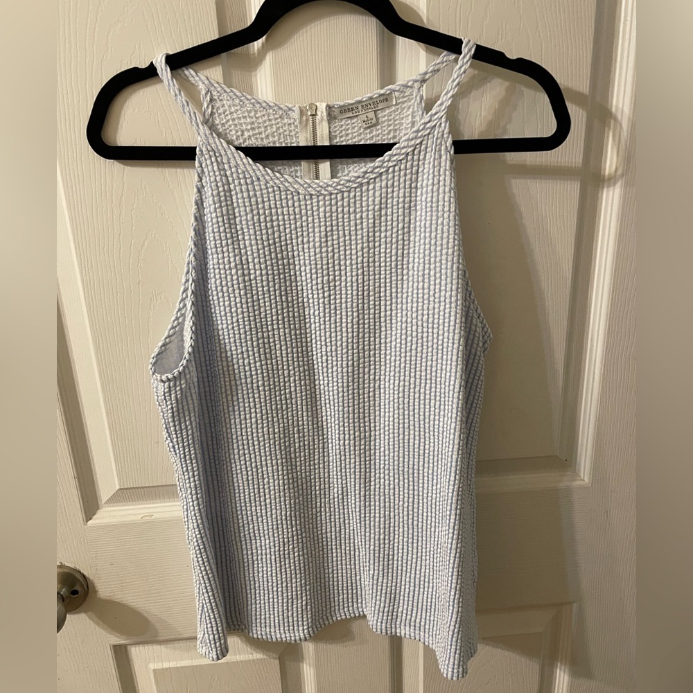 Green Envelope Tank Top